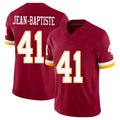 Washington #41 Jean-Baptiste Player Football V Neck Short Sleeve Red Jersey Javontae For Men Youth Women Gift