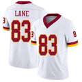 Washington #83 Lane Player Football V Neck Short Sleeve White Jersey Jaylin For Men Youth Women Gift