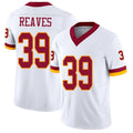 Washington #39 Reaves Player Football V Neck Short Sleeve White Jersey Jeremy For Men Youth Women Gift