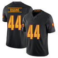 Washington #44 Riggins Player Football V Neck Short Sleeve Black Jersey John For Men Youth Women Gift