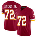 Washington #72 Conerly Jr. Player Football V Neck Short Sleeve Red Jersey Josh For Men Youth Women Gift
