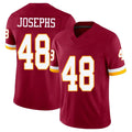 Washington #48 Josephs Player Football V Neck Short Sleeve Red Jersey Joshua For Men Youth Women Gift