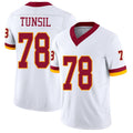 Washington #78 Tunsil Player Football V Neck Short Sleeve White Jersey Laremy For Men Youth Women Gift