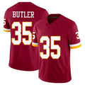 Washington #35 Butler Player Football V Neck Short Sleeve Red Jersey Percy For Men Youth Women Gift