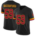 Washington #59 Maguranyanga Player Football V Neck Short Sleeve Jersey Black T.J. For Men Youth Women Gift