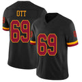 Washington #69 Ott Player Football V Neck Short Sleeve Jersey Black Tyler For Men Youth Women Gift