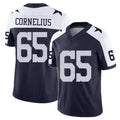 Dallas #65 Ajani Player Football V Neck Short Sleeve Navy Jersey Cornelius For Men Youth Women Gift