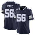 Dallas #56 Cooper Player Football V Neck Short Sleeve Navy Jersey Beebe For Men Youth Women Gift