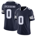 Dallas #0 DeMarvion Player Football V Neck Short Sleeve Navy Jersey Overshown For Men Youth Women Gift