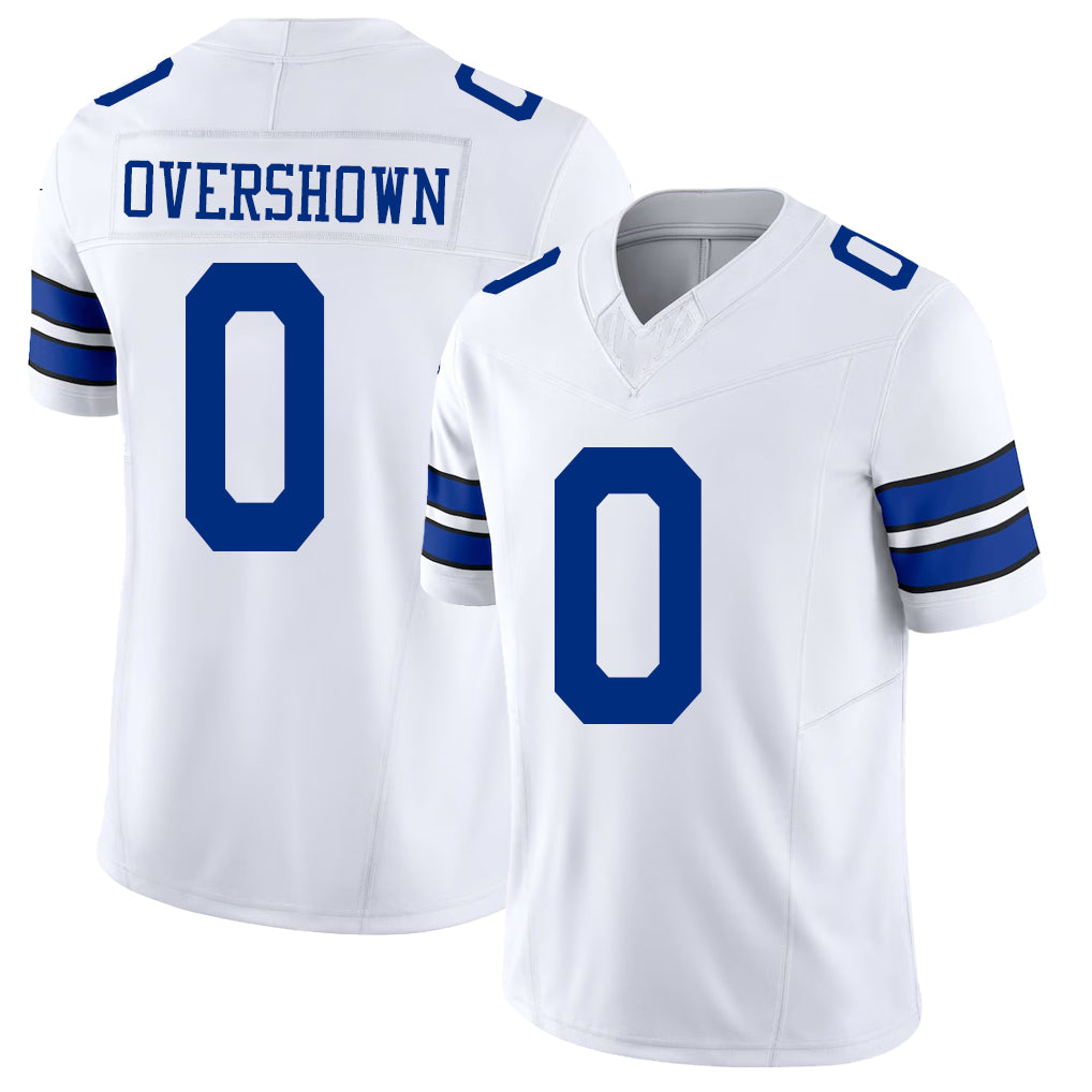 Dallas #0 DeMarvion Player Football V Neck Short Sleeve White Jersey Overshown For Men Youth Women Gift