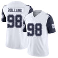 Dallas #98 Bullard Player Football V Neck Short Sleeve White Jersey Jonathan For Men Youth Women Gift