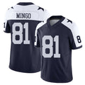 Dallas #81 Mingo Player Football V Neck Short Sleeve Navy Jersey Jonathan For Men Youth Women Gift