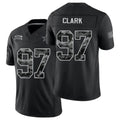 Dallas #97 Clark Player Football V Neck Short Sleeve Black Jersey Kenny For Men Youth Women Gift