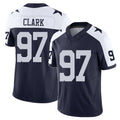 Dallas #97 Clark Player Football V Neck Short Sleeve Navy Jersey Kenny For Men Youth Women Gift