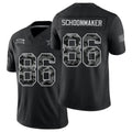 Dallas #86 Schoonmaker Player Football V Neck Short Sleeve Black Jersey Luke For Men Youth Women Gift