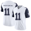 Dallas #11 Valdes-Scantling Player Football V Neck Short Sleeve White Jersey Marquez For Men Youth Women Gift
