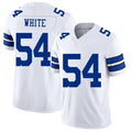 Dallas #54 White Player Football V Neck Short Sleeve White Jersey Randy For Men Youth Women Gift