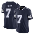 Dallas #7 Gary Player Football V Neck Short Sleeve Navy Jersey Rashan For Men Youth Women Gift