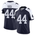 Dallas #44 Sieg Player Football V Neck Short Sleeve Jersey Navy Trent For Men Youth Women Gift