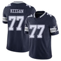 Dallas #77 Keegan Player Football V Neck Short Sleeve Navy Jersey Trevor For Men Youth Women Gift