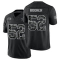 Dallas #52 Booker Player Football V Neck Short Sleeve Black Jersey Tyler For Men Youth Women Gift