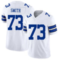 Dallas #73 Smith Player Football V Neck Short Sleeve White Jersey Tyler For Men Youth Women Gift