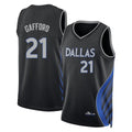 Dallas #21 Gafford Player Basketball Sleeveless Black Jersey Daniel For Adult Youth