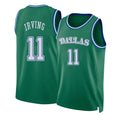 Dallas #11 Irving Player Basketball Sleeveless Green Jersey Kyrie For Adult Youth