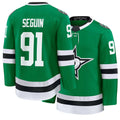 Mens Dallas #91 Seguin Player Ice hockey Long Sleeve Green Tyler Jersey