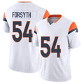 Denver #54 Forsyth Player Football V Neck Short Sleeve White Jersey Alex For Men Youth Women Gift