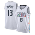 Denver #13 Hopkins Player Basketball Sleeveless White Jersey Bryce For Adult Youth