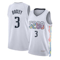 Denver #3 Bagley III Player Basketball Sleeveless White Jersey Marvin For Adult Youth