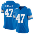 Detroit #47 Firkser Player Football V Neck Short Sleeve Blue Jersey Anthony For Men Youth Women Gift