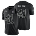 Detroit #41 Rolder Player Football V Neck Short Sleeve Black Jersey Jimmy For Men Youth Women Gift