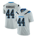 Detroit #44 Rodriguez Player Football V Neck Short Sleeve Silver Jersey Malcolm For Men Youth Women Gift