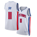 Detroit #11 Joe Player Basketball Sleeveless White Jersey Isaiah For Adult Youth