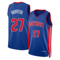 Detroit #27 Huerter Player Basketball Sleeveless Blue Jersey Kevin For Adult Youth