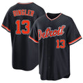 Detroit #13 Dingler Player Baseball Short Sleeve Navy Jersey Dillon For Men Women Youth Gift
