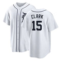 Detroit #15 Clark Player Baseball Short Sleeve White Jersey Max For Men Women Youth Gift