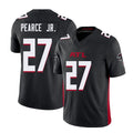Atlanta #27 Pearce Jr. Player Football V Neck Short Sleeve Black Jersey James For Men Youth Women Gift