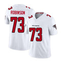 Atlanta #73 Robinson Player Football V Neck Short Sleeve White Jersey Layden For Men Youth Women Gift