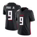 Atlanta #9 Penix Jr. Player Football V Neck Short Sleeve Black Jersey Michael For Men Youth Women Gift