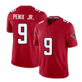 Atlanta #9 Penix Jr. Player Football V Neck Short Sleeve Red Jersey Michael For Men Youth Women Gift