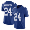 New York #24 Ar'Darius Player Football V Neck Short Sleeve Royal Jersey Washington For Men Youth Women Gift