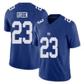 New York #23 Art Player Football V Neck Short Sleeve Royal Jersey Green For Men Youth Women Gift