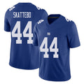 New York #44 Cam Player Football V Neck Short Sleeve Royal Jersey Skattebo For Men Youth Women Gift