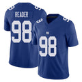 New York #98 DJ Player Football V Neck Short Sleeve Royal Jersey Reader For Men Youth Women Gift