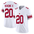New York #20 Greg Player Football V Neck Short Sleeve White Jersey Newsome II For Men Youth Women Gift