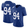 New York #94 Josh Player Football V Neck Short Sleeve Royal Jersey Tupou For Men Youth Women Gift
