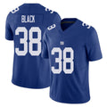 New York #38 Korie Player Football V Neck Short Sleeve Royal Jersey Black For Men Youth Women Gift